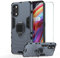 DERHAN Funda para Realme 7 Pro, Fundas Resistente​y Duradero con Cristal Templado, Carcasa Antigolpes Silicona TPU Bumper Case - Azul