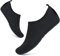 SAGUARO Badeschuhe Herren Wasserschuhe Damen rutschfest Strandschuhe Schnelltrocknend Schwimmschuhe Atmungsaktiv Aquaschuhe, Dunkelheit 42/43EU