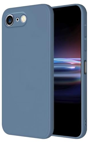 HONLEN Hülle für iPhone 6 Plus/iPhone 6s Plus Schutzhülle Case, (5.5 Inches) Liquid TPU Silicone Handyhülle mit Fallschutz Silikon Cover Lavender Grey