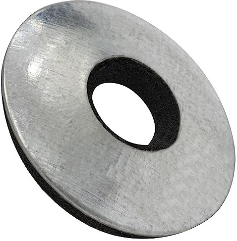 AERZETIX - C67611 - Lot de 100 Rondelles d'étanchéité EPDM 6.3x19 mm avec joint - en acier - vis auto-perceuses bardage chéneaux gouttière tôle néoprène toiture fixation panneaux sandwich