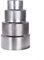 Reduzierstück aus Edelstahl, zum Verbinden von Geräten mit Schornstein oder Stapel, optimiert für Kamine, Outdoor-Camping, Holzofen (Ø 110 mm/Ø 60 mm)