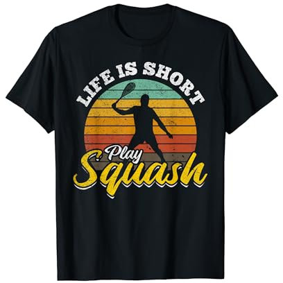 Squashspiel Squash Player - Das Leben ist kurz, spiele Squash T-Shirt