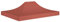 Festnight Telo Gazebo 4x3 m Impermeabile, Copertura Gazebo,Tetto per Tendone per Feste Terracotta 270 g/m²