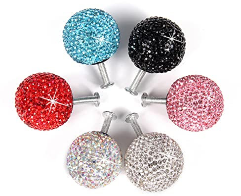 HOMSFOU 1 Satz Türgriffe Kommode Knopf Schrankknöpfe Kommode Zieht Schrankzugknopf Schubladenknopf Glasschrank Schublade Zieht Schubladengriffe Aus Glas Kristall Schrank Ziehen