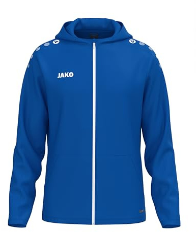 JAKO One Kapuzenjacke – Atmungsaktive Sportjacke für Herren aus 100% Polyester, mit weichem Micro-Fleece, ideal für Sport und Freizeit