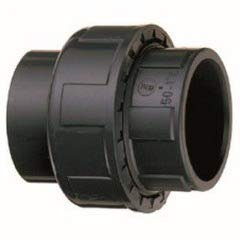 INTERPLAST Raccord Union Femelle 3 pièces à Coller Ø75-10 Bars