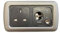 Clearcut - Graphite Grey Double Frame - Support Frame - 12v-TV Aerial - 240v Socket - Socket Back - Campervan and Motorhome