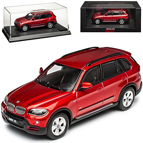 B*M*W X5 E70 SUV Rot Metallic 2006-2013 1/64 1/60 1/55 Hot Works Racing Modell Auto mit individiuellem Wunschkennzeichen