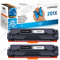 LOSMANN 2x Toner Kompatibel für HP CF400X 201X CF400A 201A für HP Color LaserJet Pro M252dn M252dw M252n M270 Series M274dn M274n MFP M270 Series MFP M277c6 MFP M277dw MFP M277n - Schwarz 2.800 Seiten