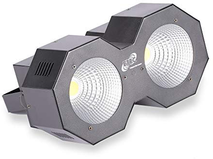 ETEC Professional LED Audience Blinder AB100 COB 2x50 Watt warmweiß DMX Effekt Bühne Club DJ Veranstaltung Eventbeleuchtung