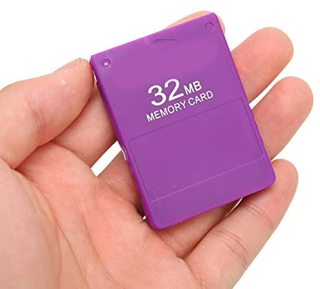 PS2 FMCB Gaming Memory Card Free McBoot 32MB V1.966 for SonyPlaystation2 Game Console, External Data Storage Card Compatible with PS2 All Versions (Purple)