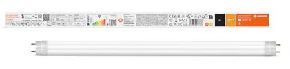 Ledvance Tubo LED T8 Superior (EM/Mains), uscita standard 5,1 W, 810 lm, 830 luce bianca calda, 44 cm, ricambio per 15 W