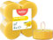 Bolsius True Scents – 8 Teelichter Maxi Duft – Mimosa – Lange Brenndauer von 8 Stunden – Kerze für den Innenbereich – Natürliche Extrakte – Veganes Wachs – Ohne Palmöl