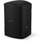 HomeVortex Funda de nailon antipolvo para altavoz Bose S1 Pro+ con solapa de asa, funda protectora portátil negra para almacenamiento de viaje, banda elástica de 22 x 14 x 4 cm