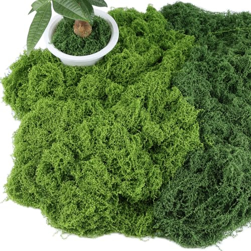Acual 200g Musgo Artificial Decorativo para Manualidades DIY y Terrarios
