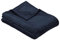 Ibena Olbia Decke 130x180 cm – Kuscheldecke blau, Sofadecke aus kuschelig weichen Mikrofaserflausch