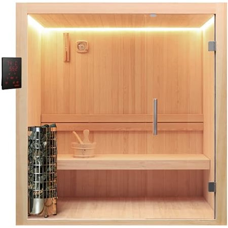 AWT Sauna E1803A Pinienholz/180x120/6.8kW Cilindro