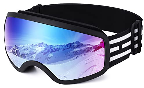 EasYoung Kinder-Skibrille, Kinder-Ski-Snowboardbrille für Jungen und Mädchen, kompatibel mit Schneebrille, Helm