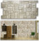 Grace Baltic - Pannelli da parete 3D per decorazione di pareti interne in PVC, non adesivi, calcare in finto PVC, confezione da 15 (79,5 m), pannelli per rivestimenti murali per casa e ufficio