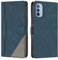 Radoo Cover per Motorola Moto G52 / G82 / G71S, Custodia in PU Pelle Portafoglio Flip Chiusura Magnetica Funzione Scomparti, con Slot Schede Supporto Pieghevole per Motorola Moto G52 / G82 (Blu)