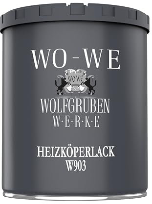 Heizkörperlack Heizungsfarbe W903 Eisengrau ähnl. RAL 7011-750ml