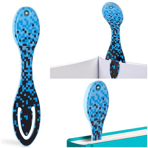 Gifts for Readers & Writers Flexilight Leselampe | 2 in 1 Lesezeichen Buch Licht | LED Clip On Leselampe | Kinder und Erwachsene Buchlampe | Buchzubehör | Geschenk für Leser, Buchliebhaber