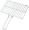 perfk Grillkorb, Grillrost aus Edelstahl mit Griff, Grillnetz, gegrillter Fisch, Klemme für Party, Camping, Kochen, Picknick im Freien, S 30x40x20cm