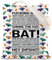 FOTAP WWDITS Merch Vampir-TV-Show-Geschenk, Fledermaus-inspirierende Tragetasche, What Do In The Shadows-Geschenk, WWDITS-Fan-Geschenk, Bat UK, 14.56INCHES
