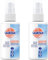 Sagrotan To Go Hygiene Pumpspray – Desinfektionsmittel für Textilien und Oberflächen im Haushalt – 2 x 100 ml Sprühflasche im praktischen Vorteilspack