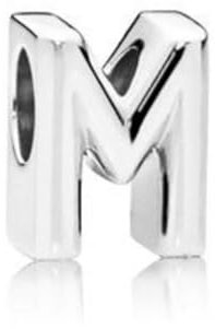 Alphabet Charms, Alphabet Charms, Alphabet M Charms, Bracelet Necklace Charms, Women's Charm Clip Stopper Bead Charms