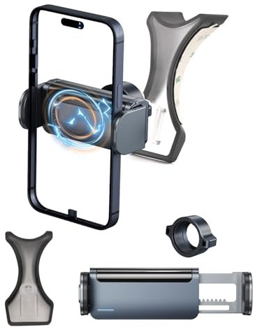 YEE PIN Handyhalterung Kompatible für Mercedes Benz C-Class W205 2015-2021/ GLC X253 2016-2022 | 360° Drehung | Automatische Verriegelung | Kompatibel mit 4-7 Zoll Smartphones, Benz Autozubehör