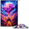 Puzzles für Erwachsene, 1000 Puzzles mit Zugexplosion, für Erwachsene, Kartonpuzzle, anspruchsvolles Spiel, Größe 38 x 26 cm