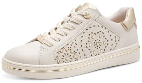 MARCO TOZZI Damen Sneaker weiches Feel Me Wechselfußbett weiches Innenfutter Elastisch