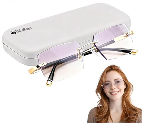 TOPWAL Relieflogix Lesebrille,ULTRA RESTORE-BRILLE, brille die sich automatisch der sehstärke anpasst, Geeignet für alle Altersgruppen und Männer und Frauen (1PC)