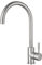 Kitchen Taps Stainless Steel Kitchen Sink Tap Mixer Brushed Nickel Single Lever 360 Swivel Spout Monobloc Mixer Taps for Sink 1 Hole High Arc Hapilife Stainless Steel Faucet Brushed Steel