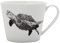 Maxwell & Williams DX0225 Marini Ferlazzo Becher Sea Turtle, aus Bone China Porzellan, Schwarz, Weiß, 450 ml, in Geschenkbox