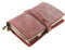 UNIQUE HM&LN Taschenkalender 2024 Klein, Terminplaner 2024 A6, Wochenplaner Ringbuch Planer 1 Woche 2 Seite mit PU Softcover - auf Deutsch, Rosa
