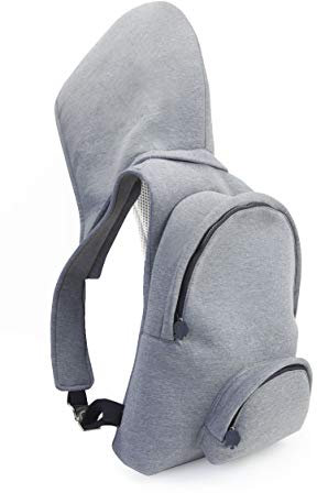 MorikukkoMorikukko Hooded Backpack Grey GreyUnisex-ErwachseneRucksackGrau (Grey Grey)33x8x40 Centimeters (W x H x L)