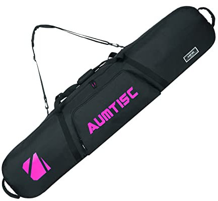 AUMTISC Snowboardtaschen Boardtaschen Skitasche Skitasche Skiausrüstung Snowboard Aufbewahrung Snowboard Reisetasche Gepolsterte Skitasche Skiausrüstung Ski Reisetasche Lange Skitasche Länge in 165cm