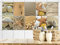 GRAZDesign Fliesenaufkleber Bad Strand braun, Fliesensticker Fliesen zum Aufkleben Klebefliesen für Badfliesen - Set 30 Stück