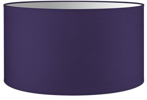 Home Sweet Home Moderner Lampenschirm Bling | Zylinder |45/45/23cm | Lila | Stoff-Lampenschirm aus Baumwolle | für E27 Lampenfassung | RoHS-geprüft | geeignet für Pendelleuchte