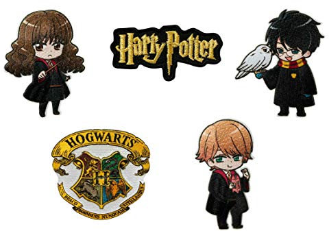 Mono-Quick 374 Harry Potter, Bügelbilder, Kinder, Patches, Aufbügelbild, Aufnäher, Flicken, Polyester, mehrfarbig, MQ-BS, 5 Anzahl