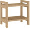 vidaXL Tavolino da Bagno 45x30x45 cm in Legno Massello di Teak