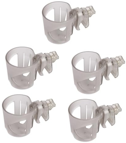 Mobestech 5St Becherhalter für Wasserkocher Kinderwagen kaffeebecherhalter getränkehalter für Kinderwagen Bicycle Bottle Holder Babyauto Flaschenregal Veranstalter Flaschenhalter Abs