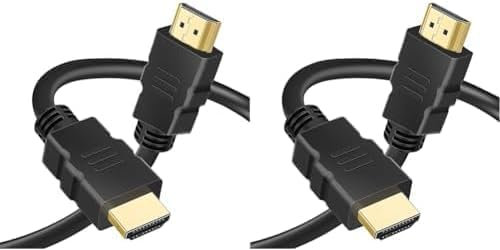 HDMI Cable 3M, iSOUL4k High-Speed Ultra HD HDMI 2.0 Cable, Supports 3D Formats with Audio Return Compatible with Fire TV HDMI 2.0 1.4 Blu-ray PS4 PS5 Xbox Series X Switch HD 1080p PC HDMI 3 Meter