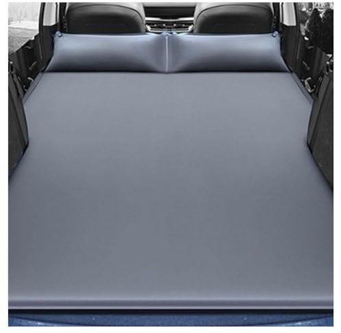 LOSTIS Auto Luftmatratze für VW Caddy, Multifunktional Tragbare Dickere Aufblasbares Matratze Camping Reisen Kofferraum Auto Zubehör,D/Grey
