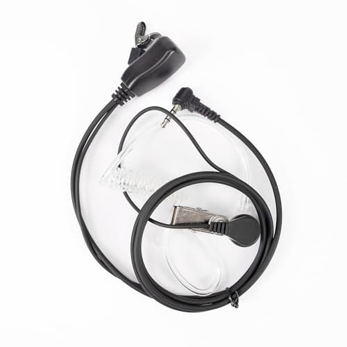 PNI Auriculares con micrófono HF15 de 1 Pin de 3,5 mm para emisoras de Radio gsm