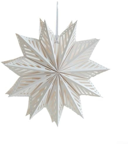 Papier-Weihnachtsstern-Laternen, 3D-hängende Papiersterne, für Weihnachten, zum Aufhängen, Hochzeit, Geburtstag, Zuhause, Büro, Weihnachtsdekoration (C)