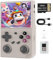 G350 Retro Handheld Gaming Console: 2025 New 3.5 IPS Screen Linux OS System Built-in 6300+ Classic Games Retro Video Game Console, 128G TF Card (Grey)
