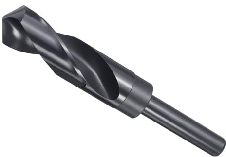METALLIXITY Drill Bit 23mm, 1/2 Reduced Shank Round 4341 HSS 135° | High-Speed Steel Bits for Drilling Holes in Thin Metal Steel Wood Plastic Aluminum DIY Project